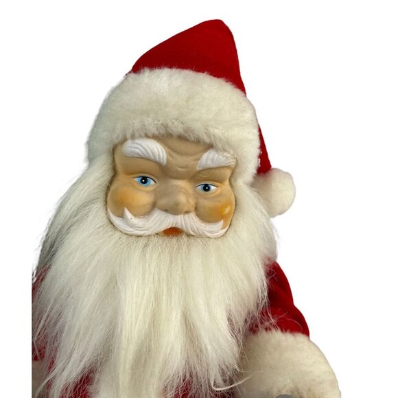 Vtg Motion-ette Animated Santa Claus With Candle 18” Coca Cola Christmas Holiday - Picture 4 of 12